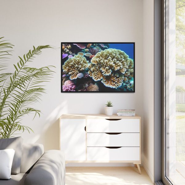 88289-173.jpg Coral Reef In The Ocean Framed Canvas