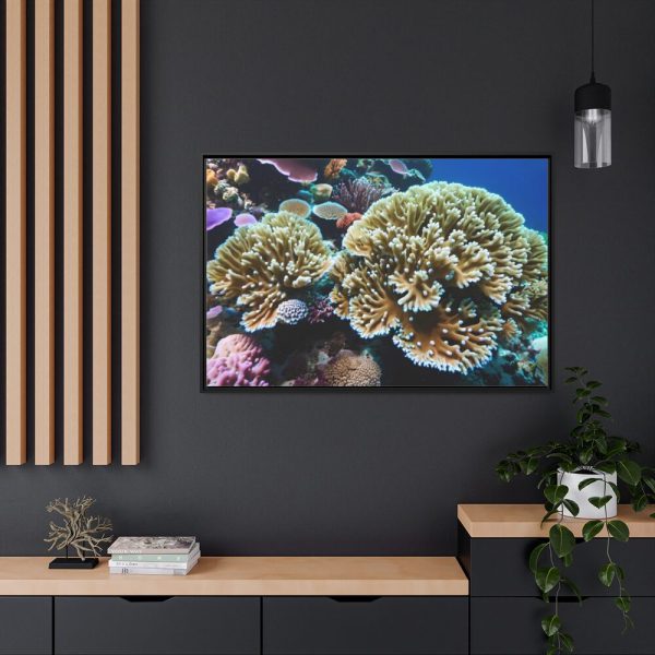 88289-174.jpg Coral Reef In The Ocean Framed Canvas