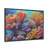 Coral Reef Art Framed Canvas