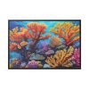 Coral Reef Art Framed Canvas