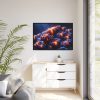 88289-188.jpg Vibrant and Dynamic Texture of Marine Corals Framed Canvas