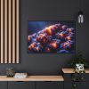 88289-189.jpg Vibrant and Dynamic Texture of Marine Corals Framed Canvas