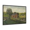 Cottage on the Farm Framed Canvas