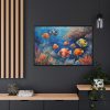 88289-204.jpg Tropical Fish And Coral Framed Canvas