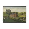 Cottage on the Farm Framed Canvas