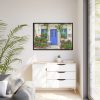 88289-223.jpg Entryway to a Restaurant Framed Canvas