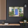 88289-224.jpg Entryway to a Restaurant Framed Canvas