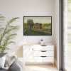 Cottage on the Farm Framed Canvas