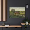 Cottage on the Farm Framed Canvas