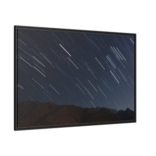 88289-255.jpg Beautiful Meteor Shower Framed Canvas