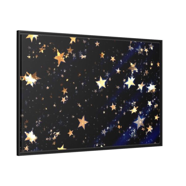 88289-270.jpg Yellow Stars Framed Canvas
