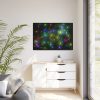 88289-303.jpg Star With Multicolor Lights Framed Canvas