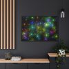 88289-304.jpg Star With Multicolor Lights Framed Canvas