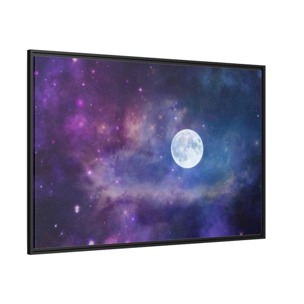 88289-320.jpg Moon Cosmos Stars Sky Framed Canvas