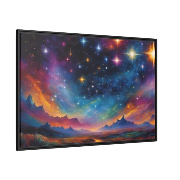 88289-325.jpg Fantasy Landscape Starry Sky Framed Canvas