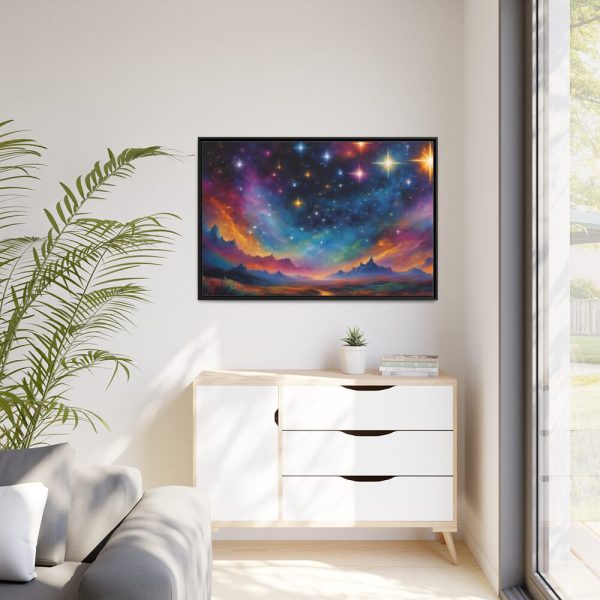 88289-328.jpg Fantasy Landscape Starry Sky Framed Canvas
