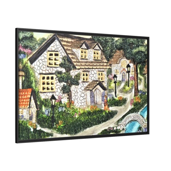 88289-35.jpg Hand Painted Clay Old Framed Canvas