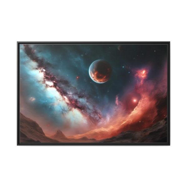 88289-351.jpg Universe Space Cosmos Nebula Galaxy Framed Canvas