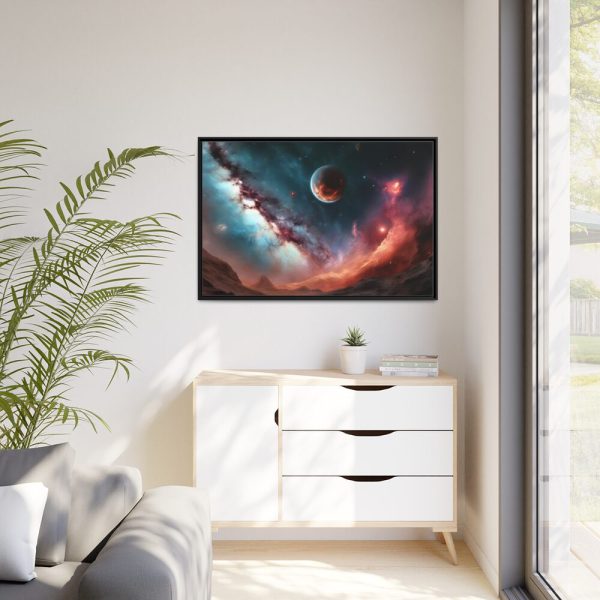 88289-353.jpg Universe Space Cosmos Nebula Galaxy Framed Canvas