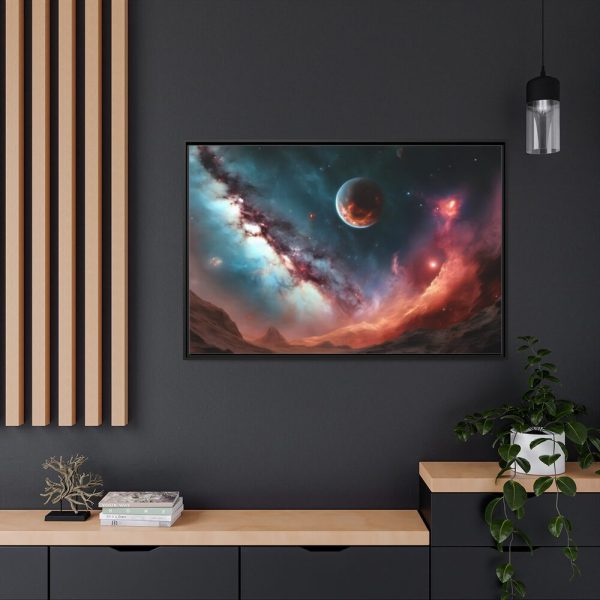 88289-354.jpg Universe Space Cosmos Nebula Galaxy Framed Canvas