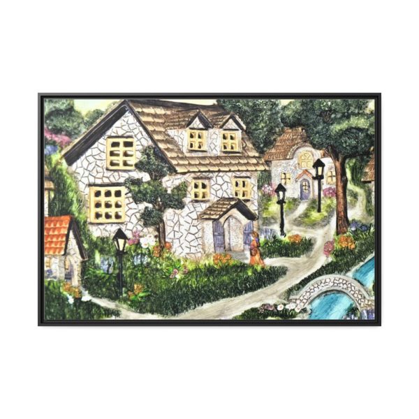 88289-36.jpg Hand Painted Clay Old Framed Canvas