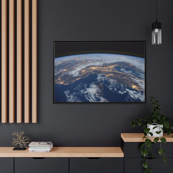 88289-379.jpg Earth in Space Framed Canvas