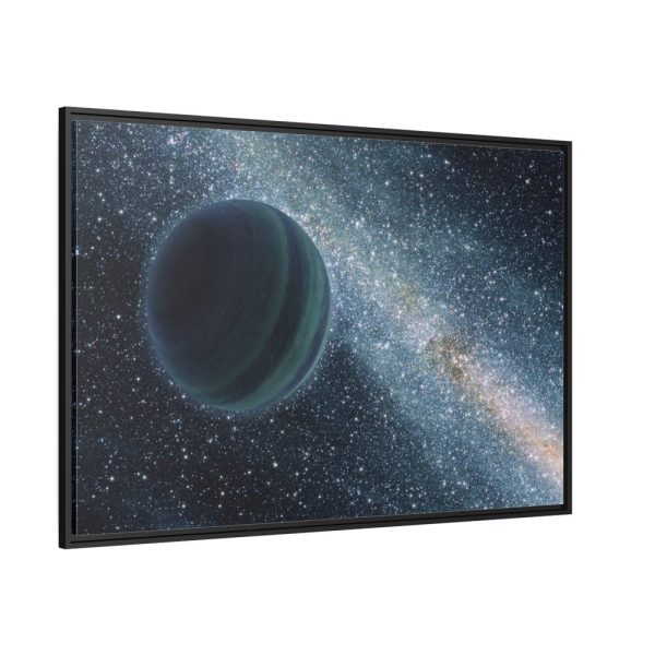 Alone in Space Framed Canvas