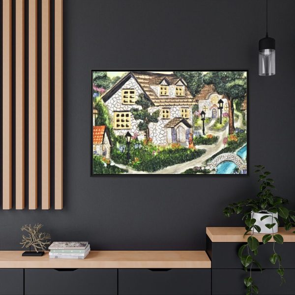88289-39.jpg Hand Painted Clay Old Framed Canvas