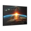 88289-400.jpg Beauty of Celestial Sunrise Over Earth Framed Canvas