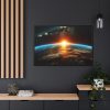 88289-404.jpg Beauty of Celestial Sunrise Over Earth Framed Canvas