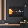 88289-409.jpg Solar System With Nine Planets Framed Canvas