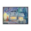 88289-41.jpg Cottage In Winter Framed Canvas