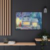 88289-44.jpg Cottage In Winter Framed Canvas