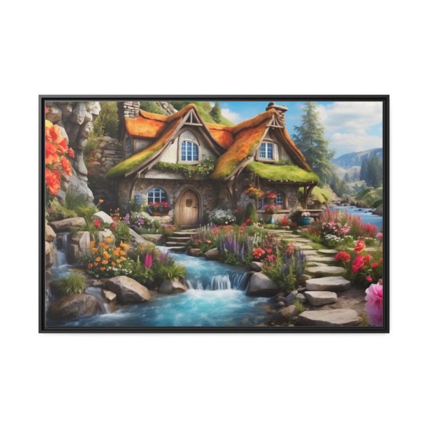 88289-51.jpg Enchanted Mountain Cottage Framed Canvas