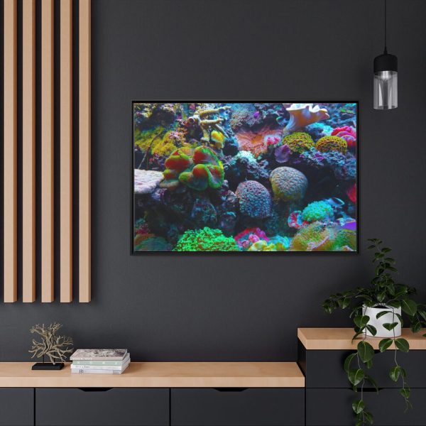 88289-64.jpg Colorful Reefs and Fish Framed Canvas