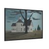 88289-85.jpg Old House, New Moon by George Ault Framed Canvas