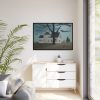 88289-88.jpg Old House, New Moon by George Ault Framed Canvas