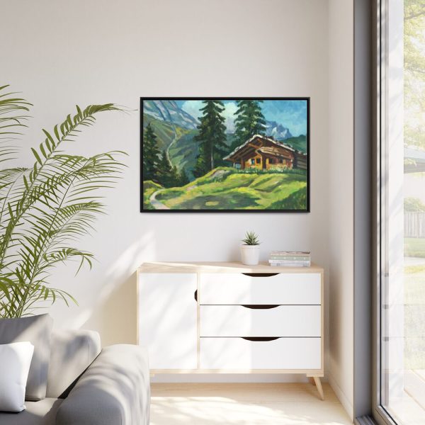 88289-93.jpg Tatra Landscape, Stefan Fodor Framed Canvas
