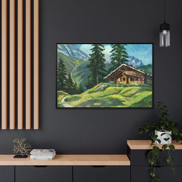 88289-94.jpg Tatra Landscape, Stefan Fodor Framed Canvas