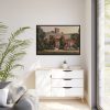 88289-98.jpg Victorian Villa Seen From the Front Framed Canvas