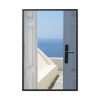 88299-111.jpg Door Opening to Sea View Framed Canvas