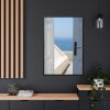 88299-114.jpg Door Opening to Sea View Framed Canvas