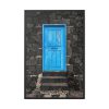 88299-121.jpg Blue Old Doors Framed Canvas