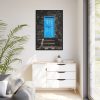 88299-123.jpg Blue Old Doors Framed Canvas