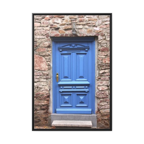 88299-131.jpg Blue Door Framed Canvas