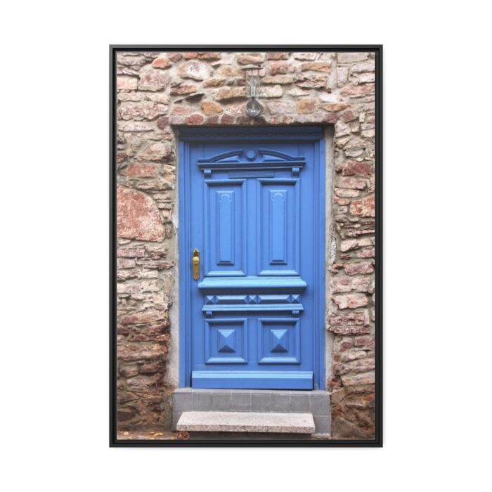 Blue Door Framed Canvas - Image 2