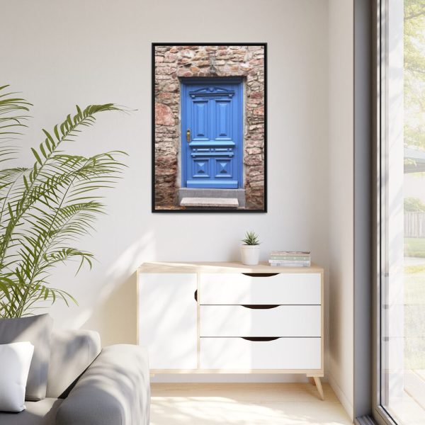 88299-133.jpg Blue Door Framed Canvas