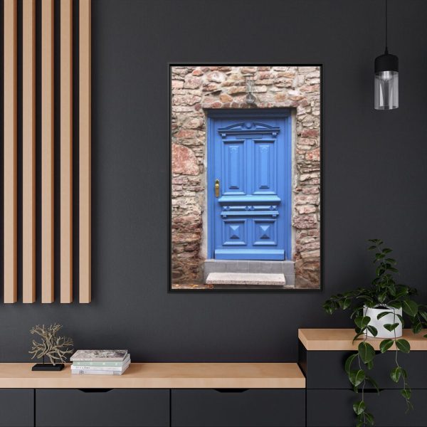 88299-134.jpg Blue Door Framed Canvas