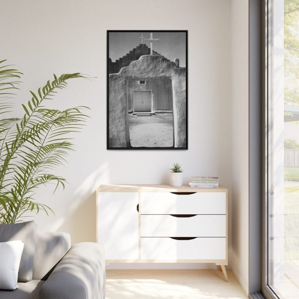 88299-138.jpg Church, Taos Framed Canvas