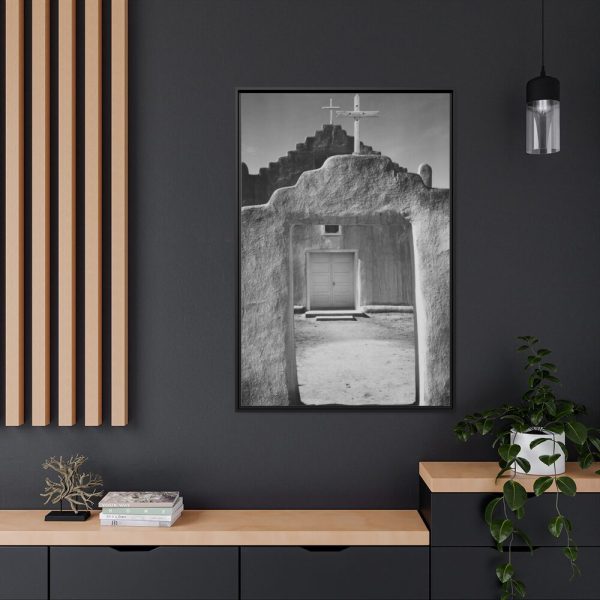 88299-139.jpg Church, Taos Framed Canvas